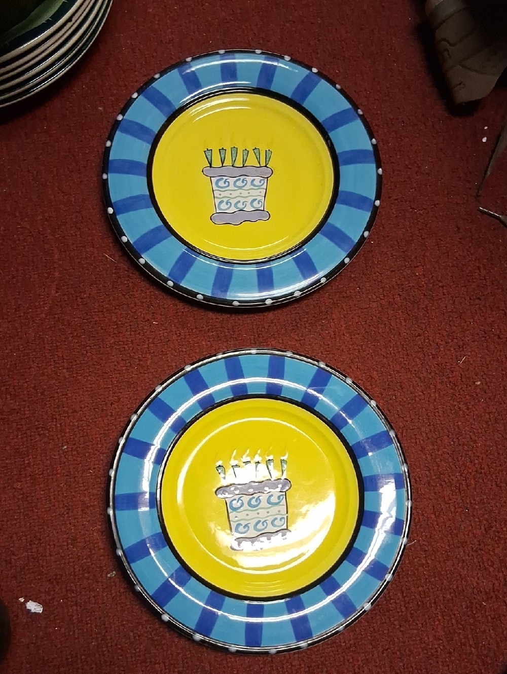 Outta Hand Birthday Plates X2 Lunch